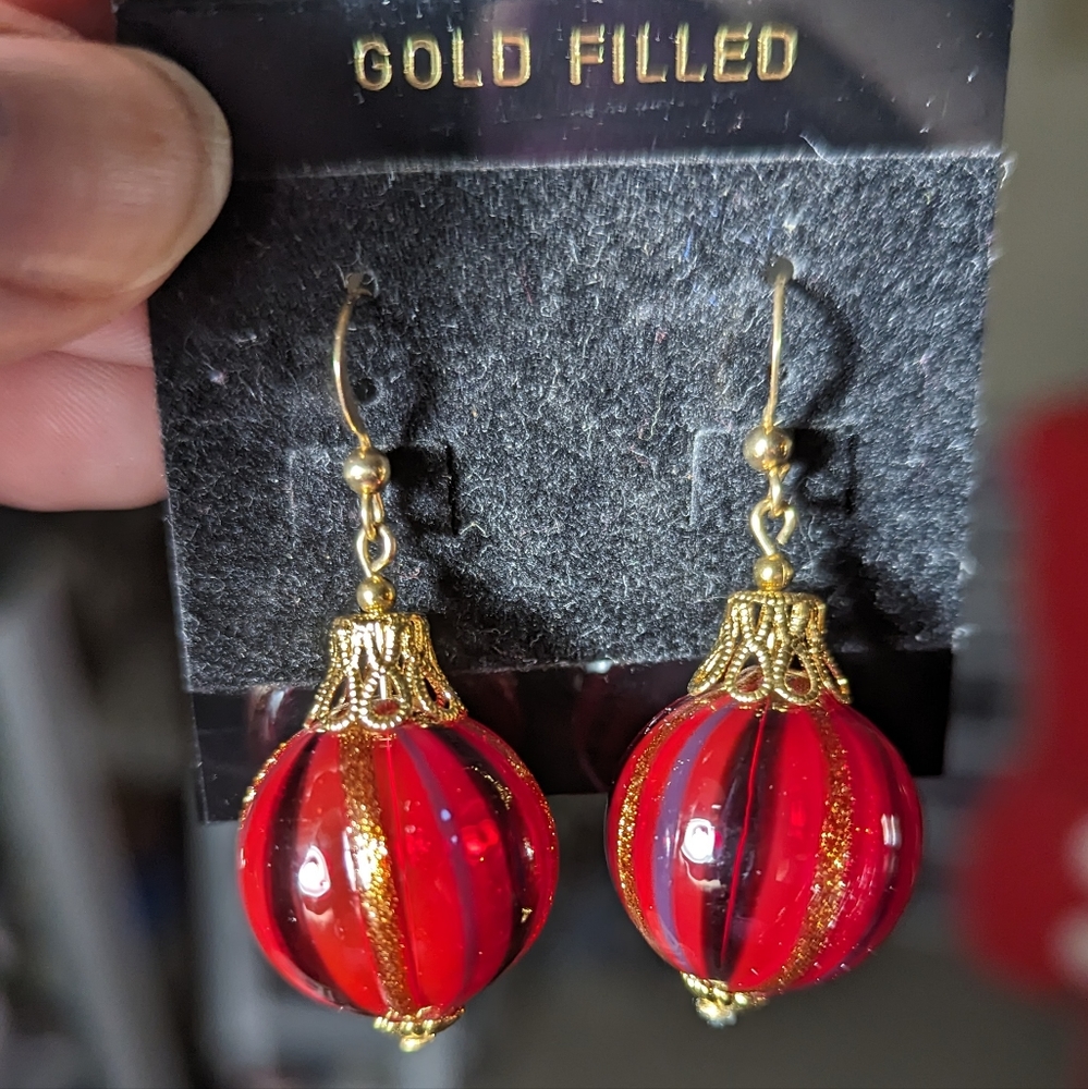 Blown Glass Earrings